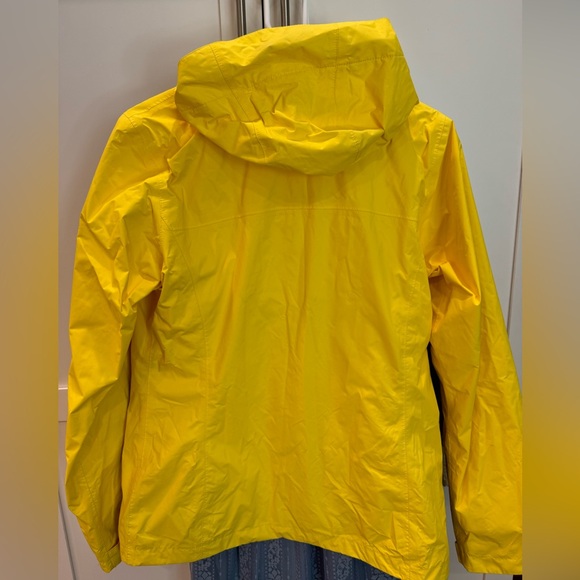 COLUMBIA WOMENS YELLOW RAIN COAT YELLOW - Picture 4 of 4